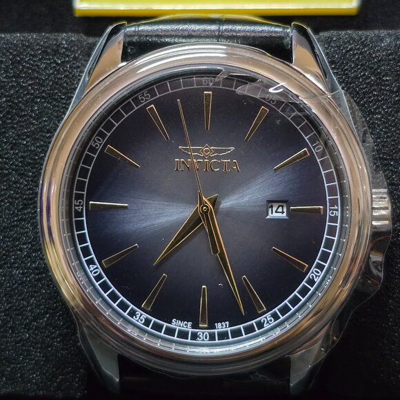 Invicta Men's Celestial 43mm Quartz Watch (47812) - Black & Gold, Casual & Dress - Picture 1 of 10
